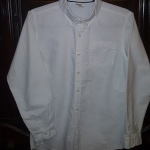 White Oxford shirt button up. Size XL 14.